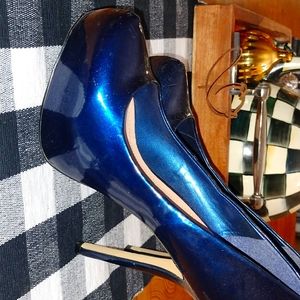 Navy Blue High Heels
